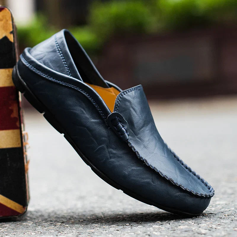 Hugo | Leder Loafers Herren atmungsaktiv und rutschfest