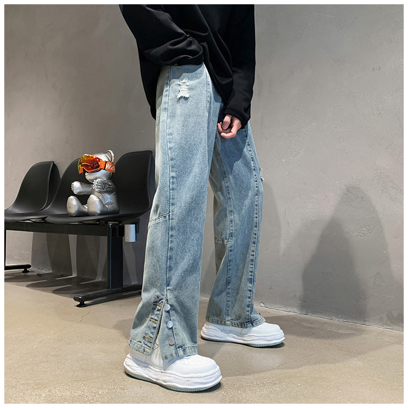 Flint - Jean ample en denim