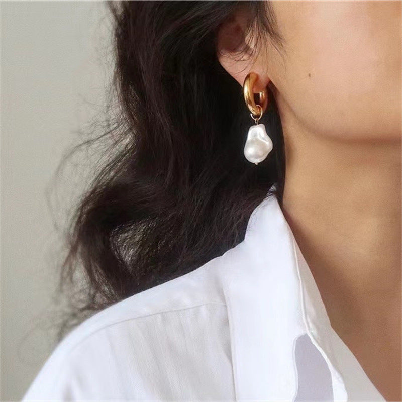 Micara - Boucles d'oreilles baroques