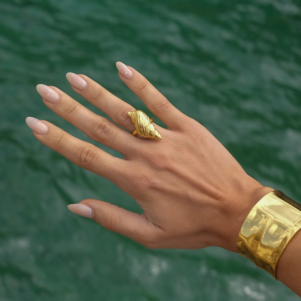 Micara - Coquille Nautilus - Anneaux