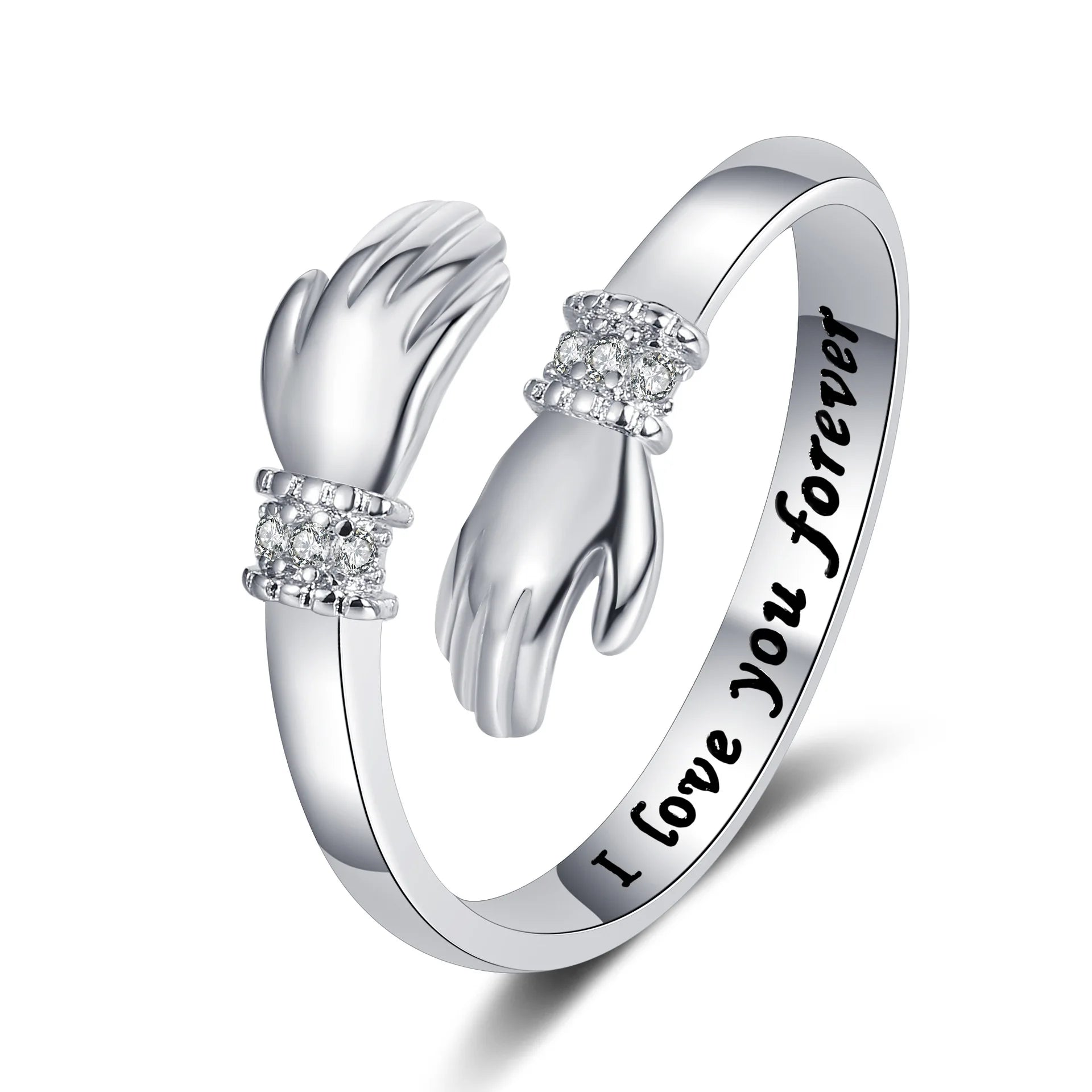 Je t'aime pour toujours - Bague câlin