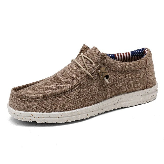 Jarrett - Lässige Segeltuch-Slipper