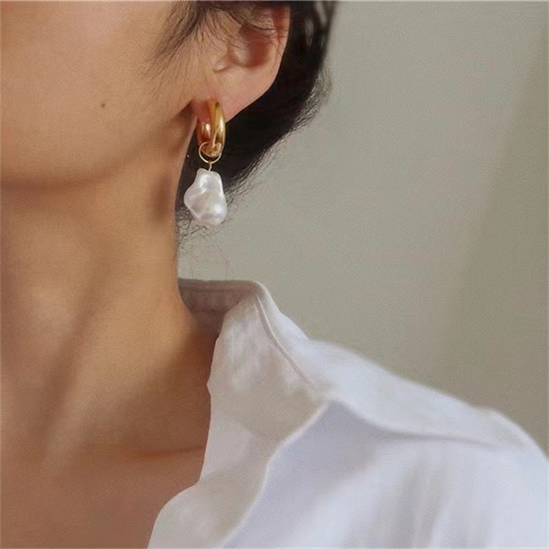Micara - Boucles d'oreilles baroques
