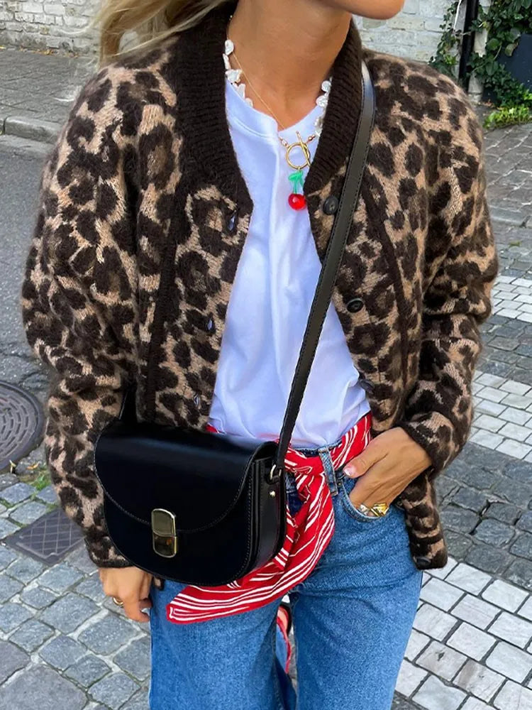 Amélie - Cardigan Léopard