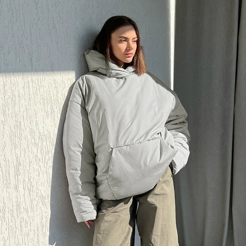 Anne | Veste d'hiver pour femme avec capuche et poches