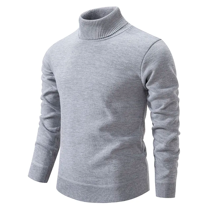 Paul - Pull col roulé à manches longues pour homme