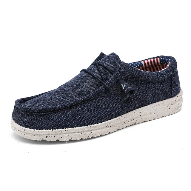 Jarrett - Lässige Segeltuch-Slipper