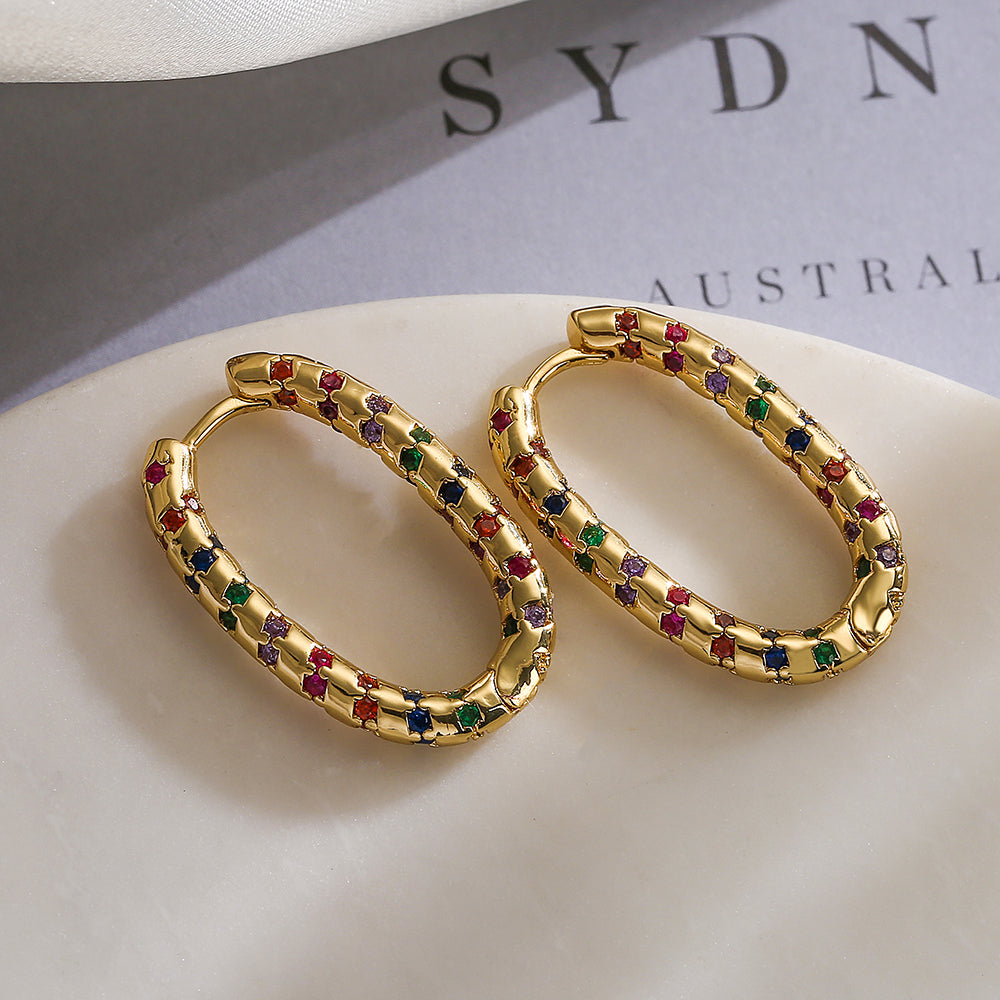 Micara - Boucles d'oreilles Prism Loops