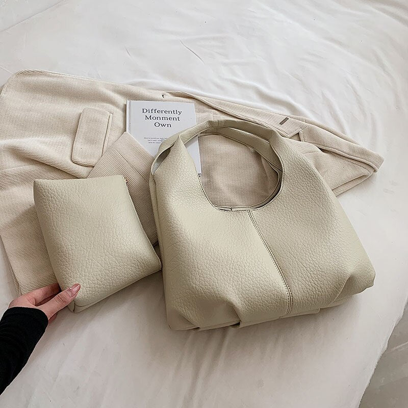 Grand sac à bandoulière gauche Bellachicha | Sacs à main rétro pour femmes