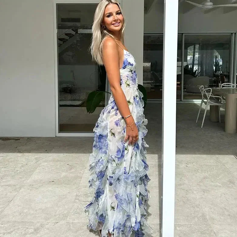 Isolde - Elegantes Kleid mit Druck