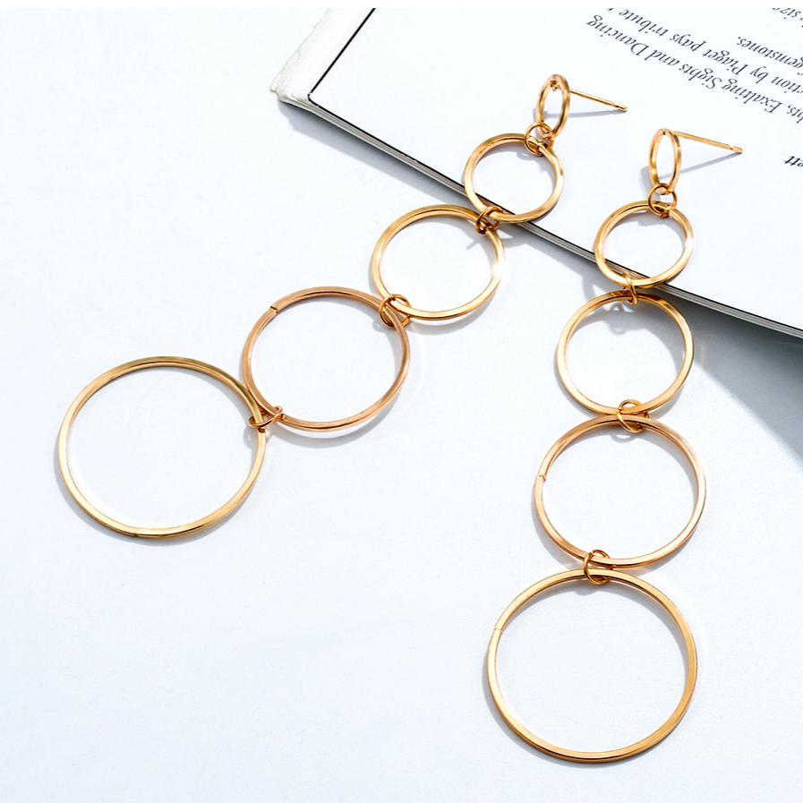 Micara - Créoles en cascade - Boucles d'oreilles