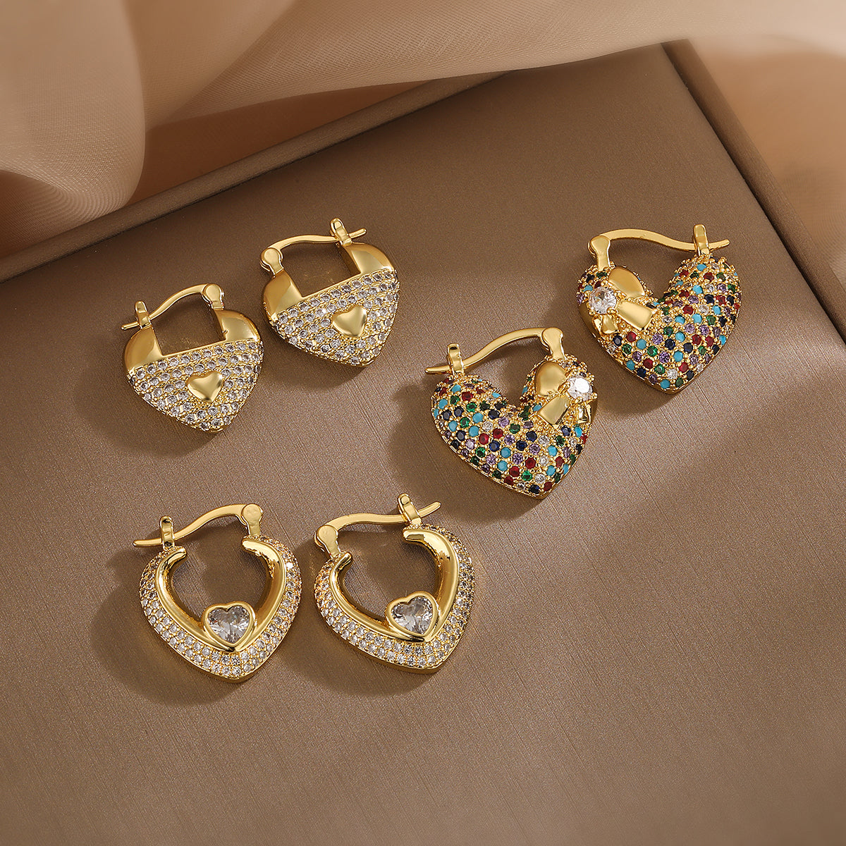 Micara - Heartful Orbs - boucles d'oreilles