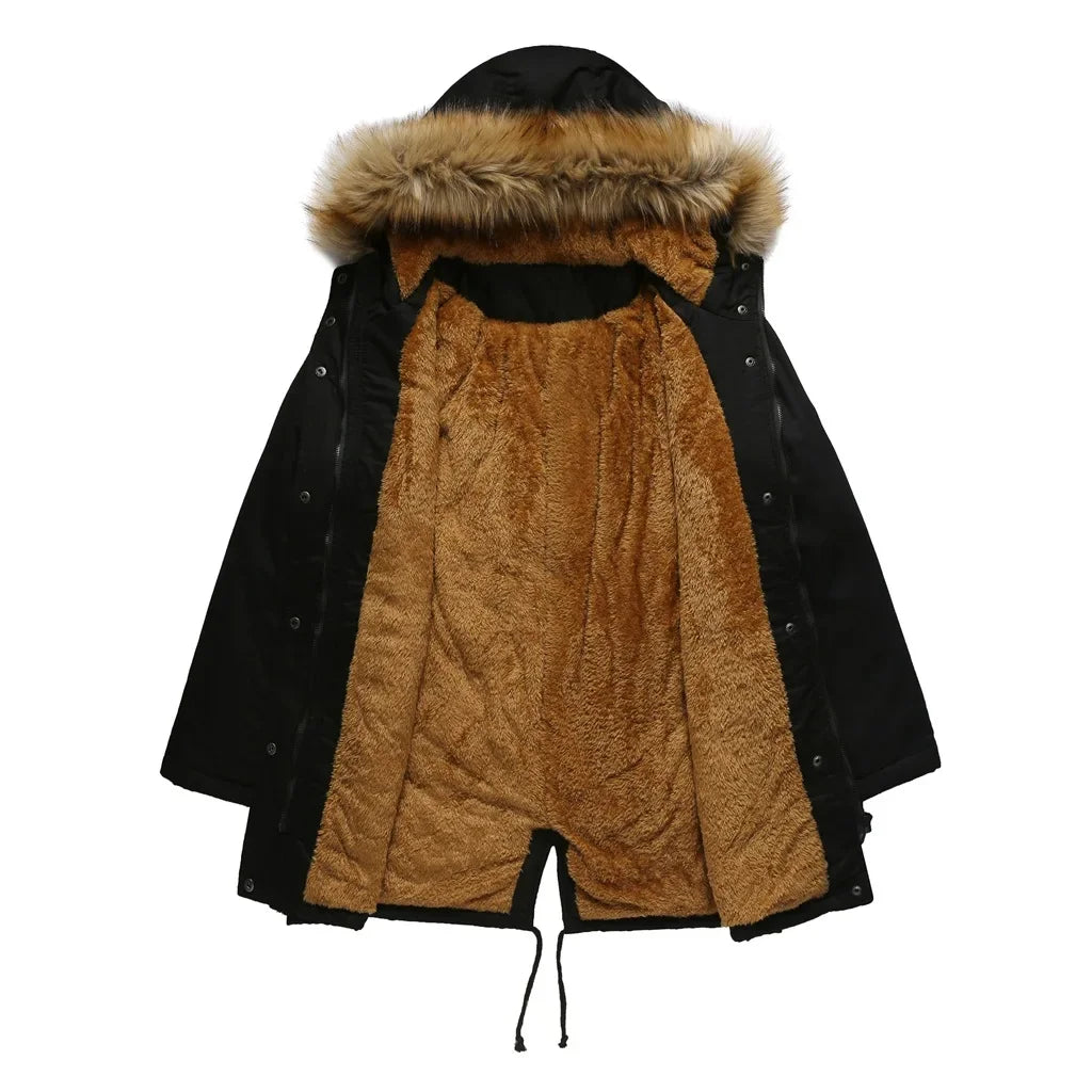 Langer Parka mit Bommel