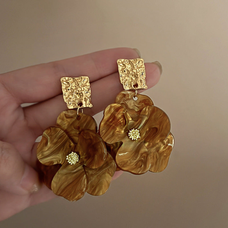 Micara - Fleur de cacao - Boucles d'oreilles