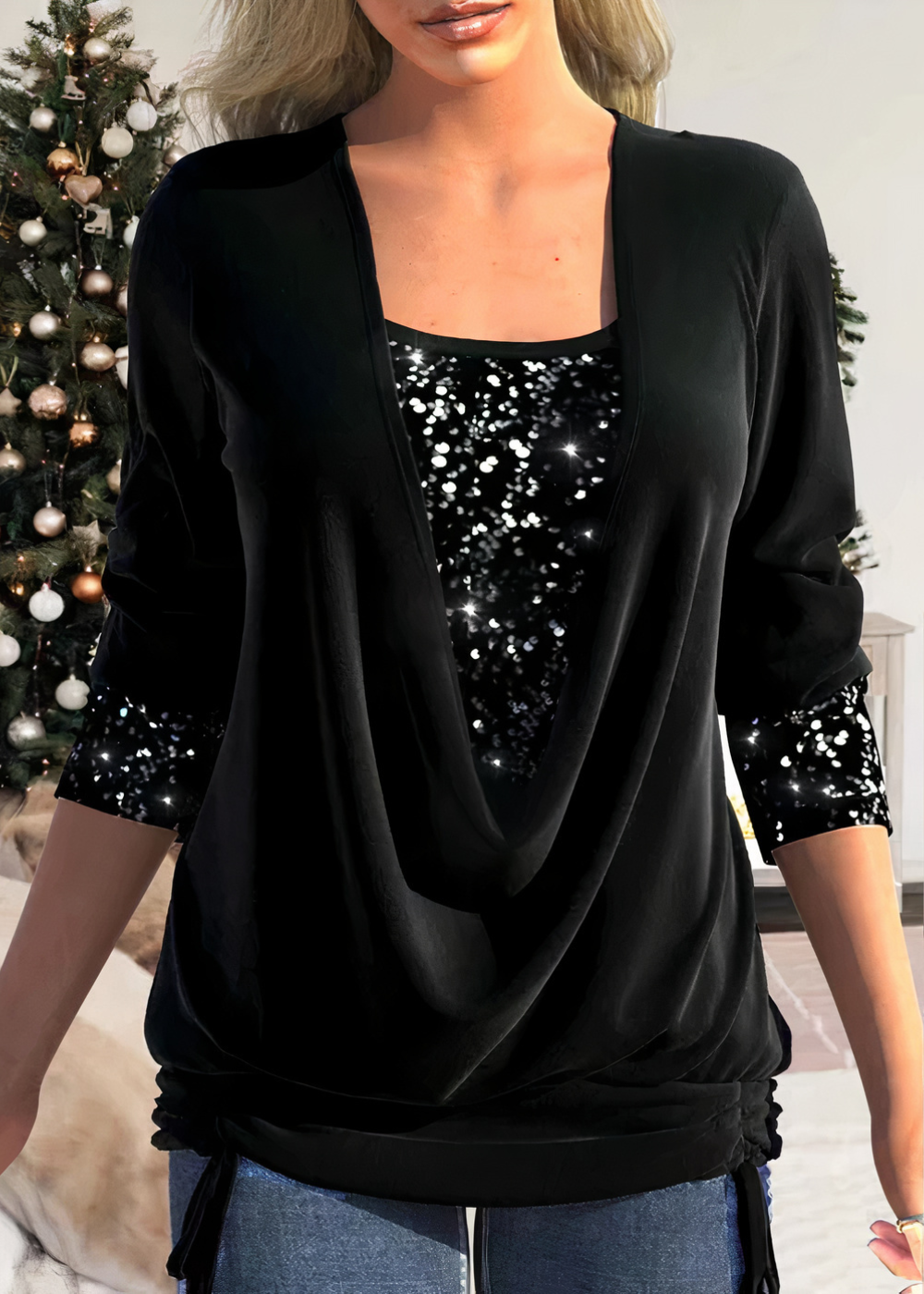 Bellachicha | Der Glamour 2024: Raffinesse glitzernder Blusen