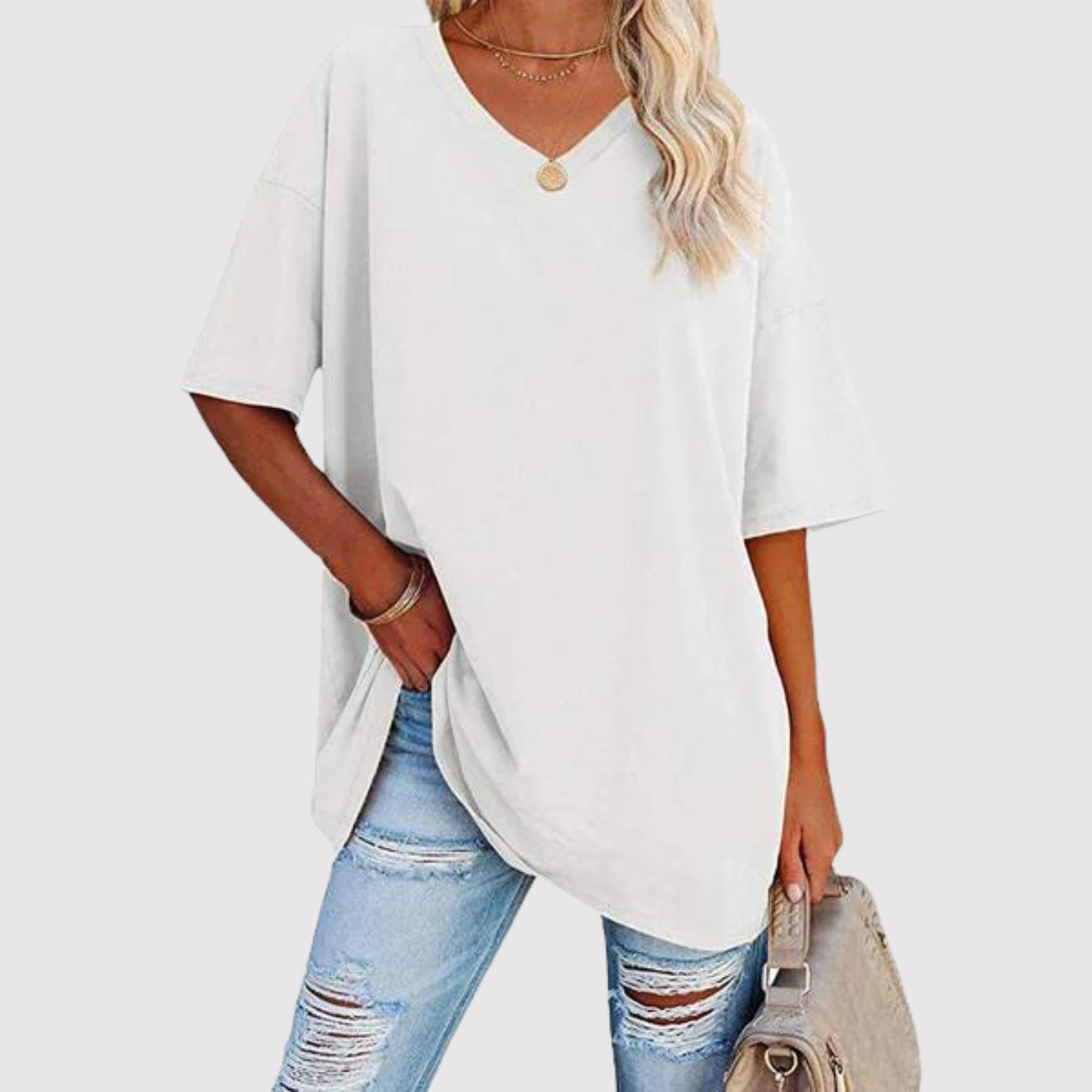 Bellachicha - T-Shirt mit V-Ausschnitt