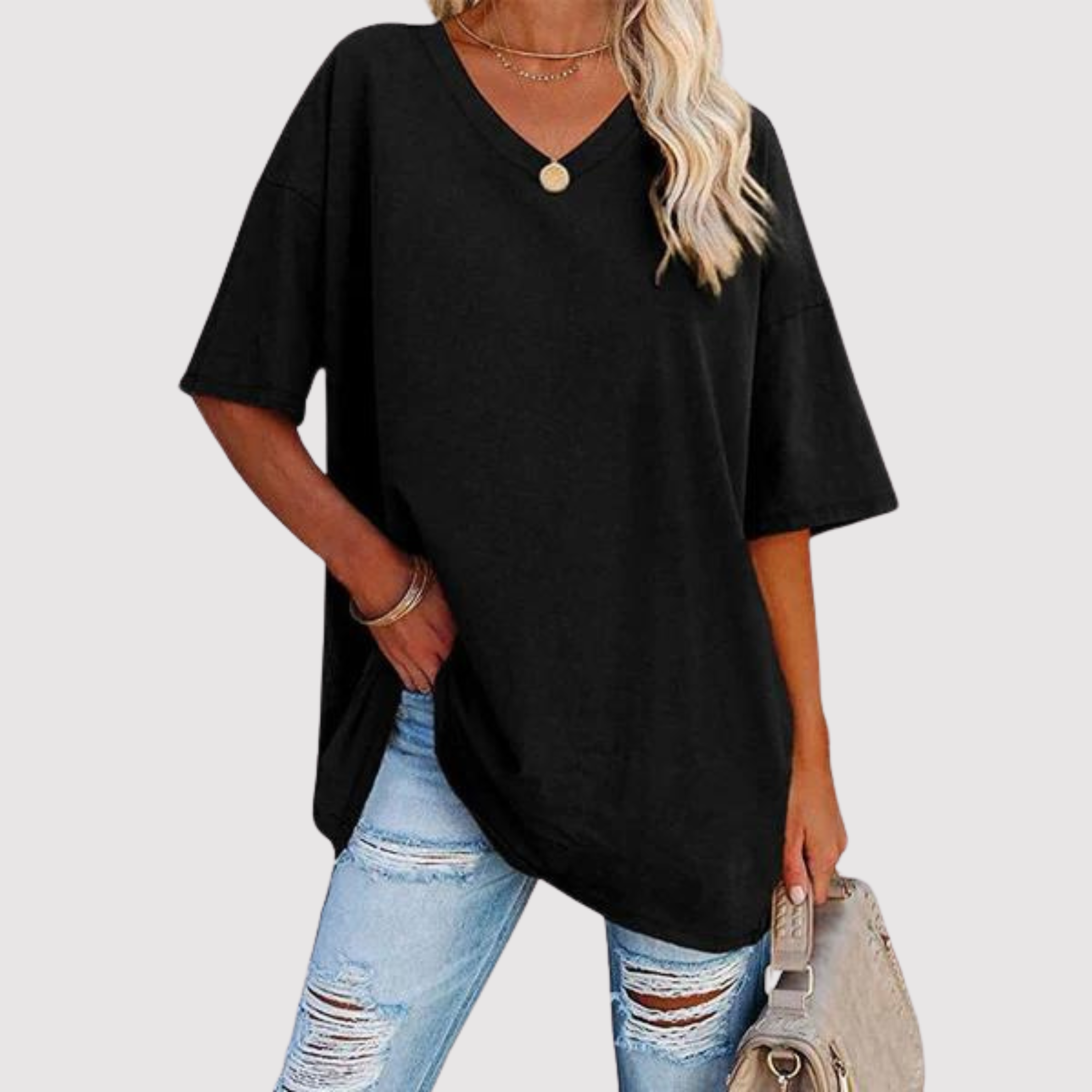 Bellachicha - T-Shirt mit V-Ausschnitt