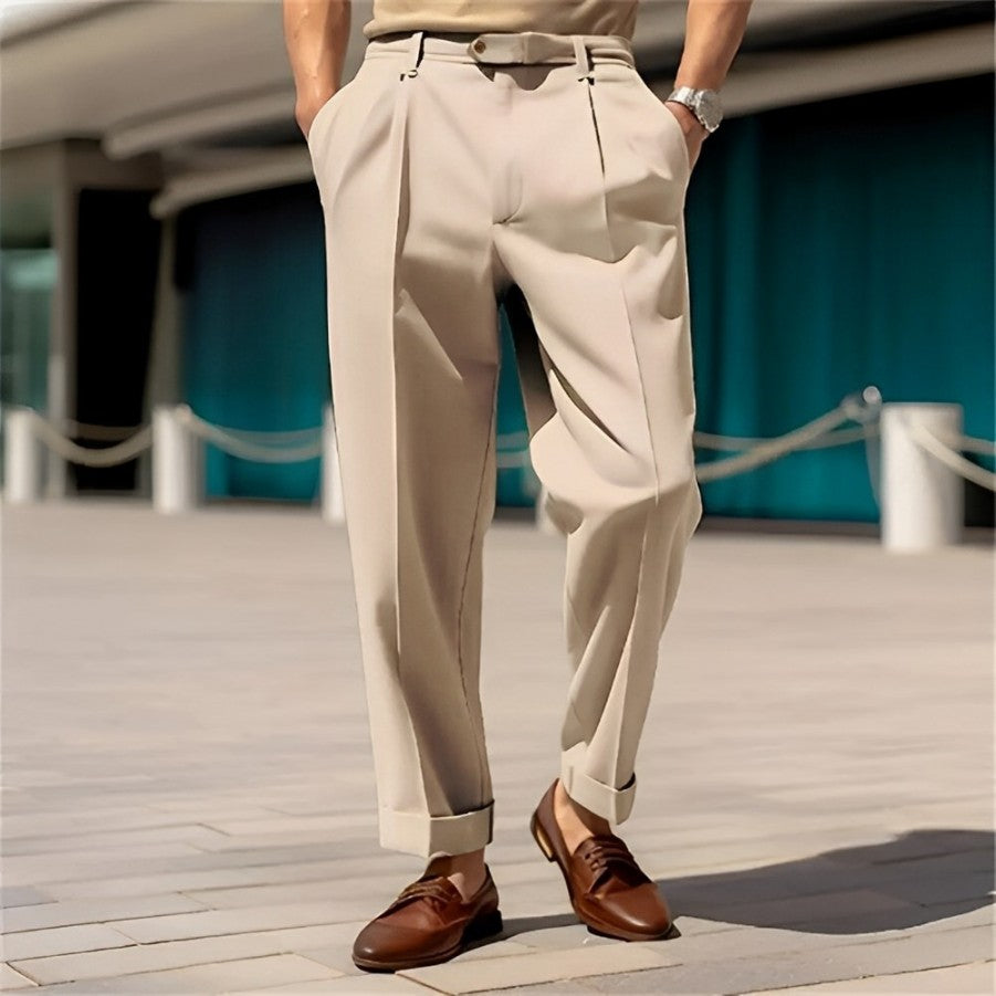 Alger - pantalon de costume droit et large