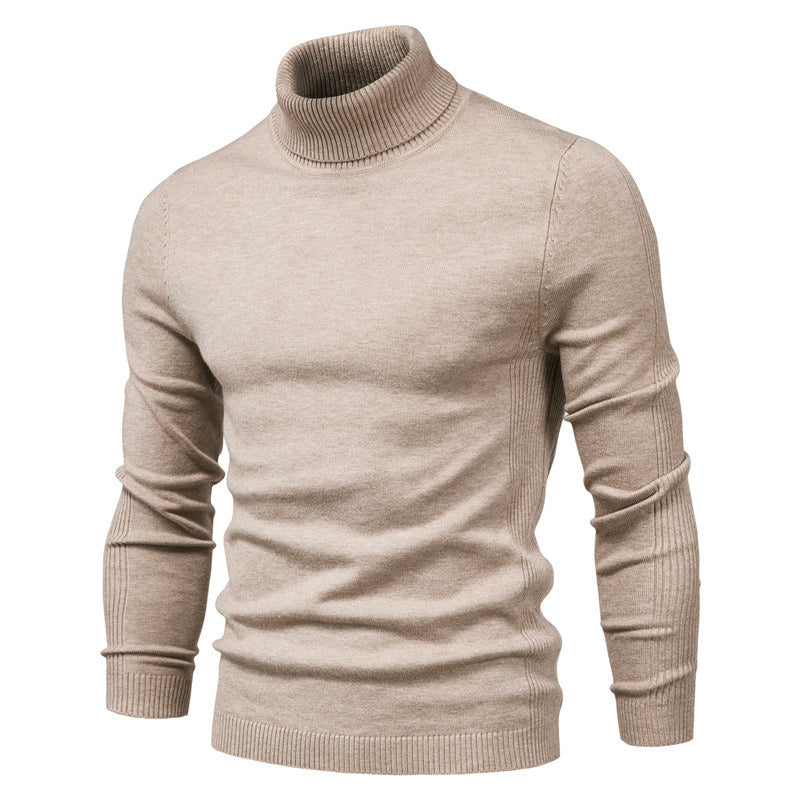 Benedikt - Pull col roulé en coton pour homme