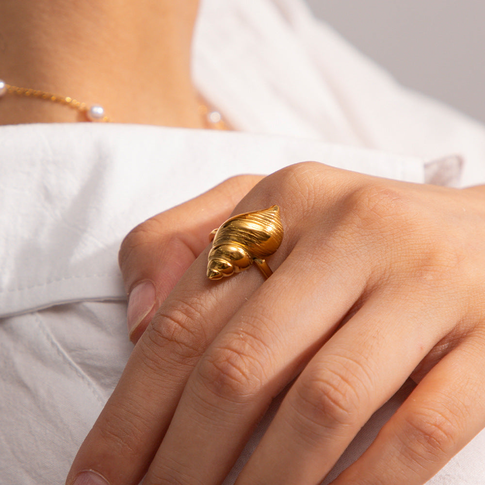 Micara - Coquille Nautilus - Anneaux