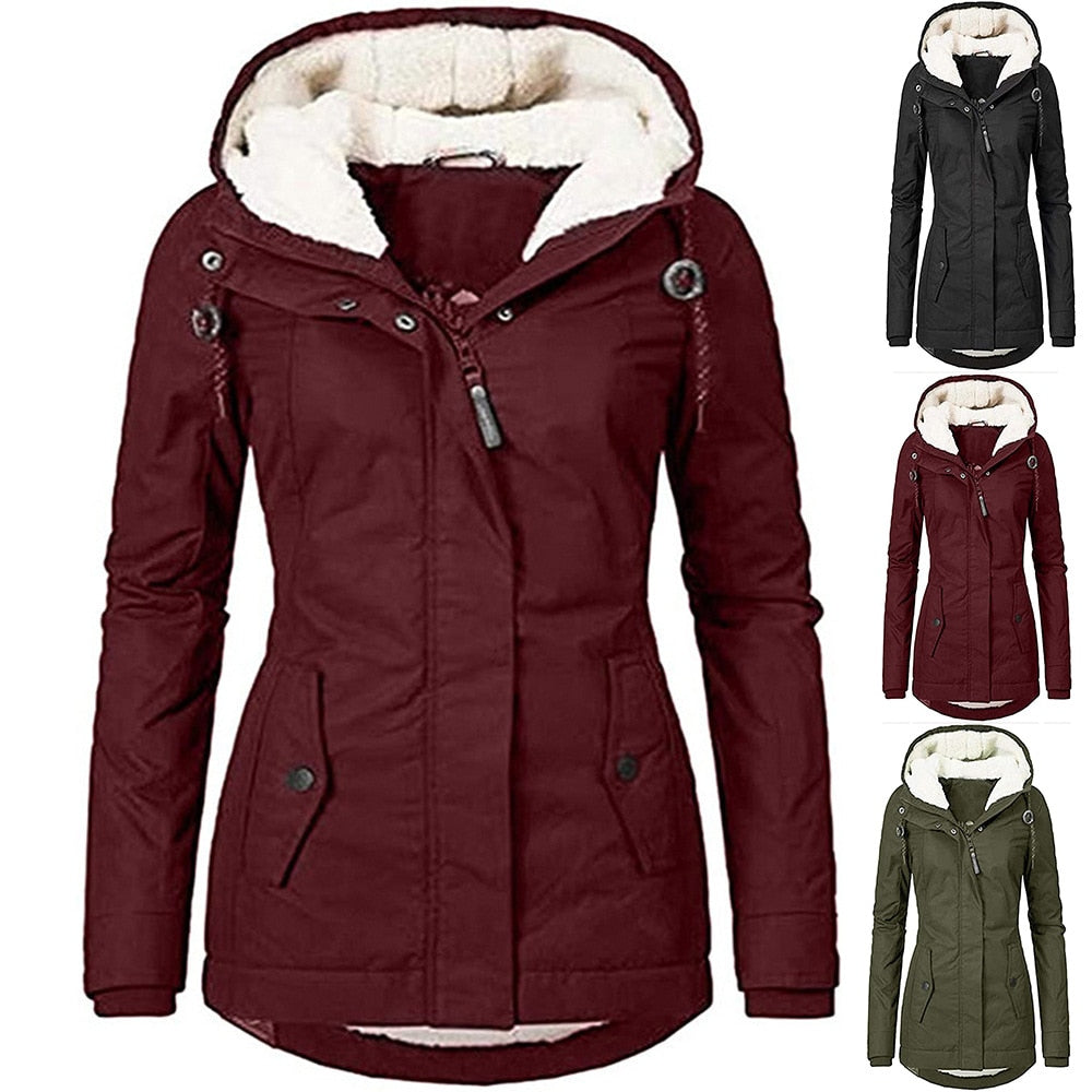 sophiea - veste d'hiver chaude pour femme