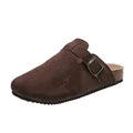 Lola | Retro Damen Pantoletten mit Schnalle trendiger Stil