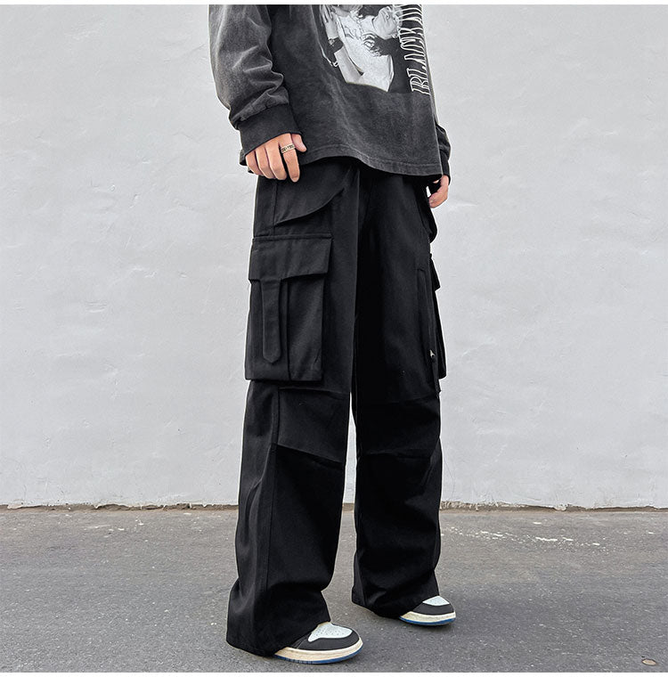 Harold - pantalon cargo vintage à jambes larges