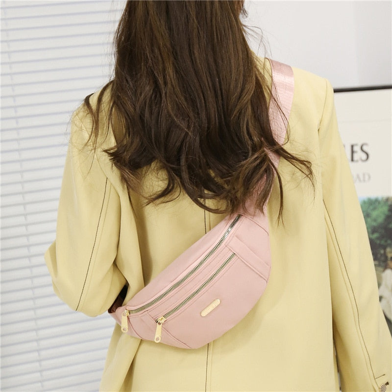 Sac ceinture pour femme Bellachicha | Sac pochette Oxford polyvalent pour femme
