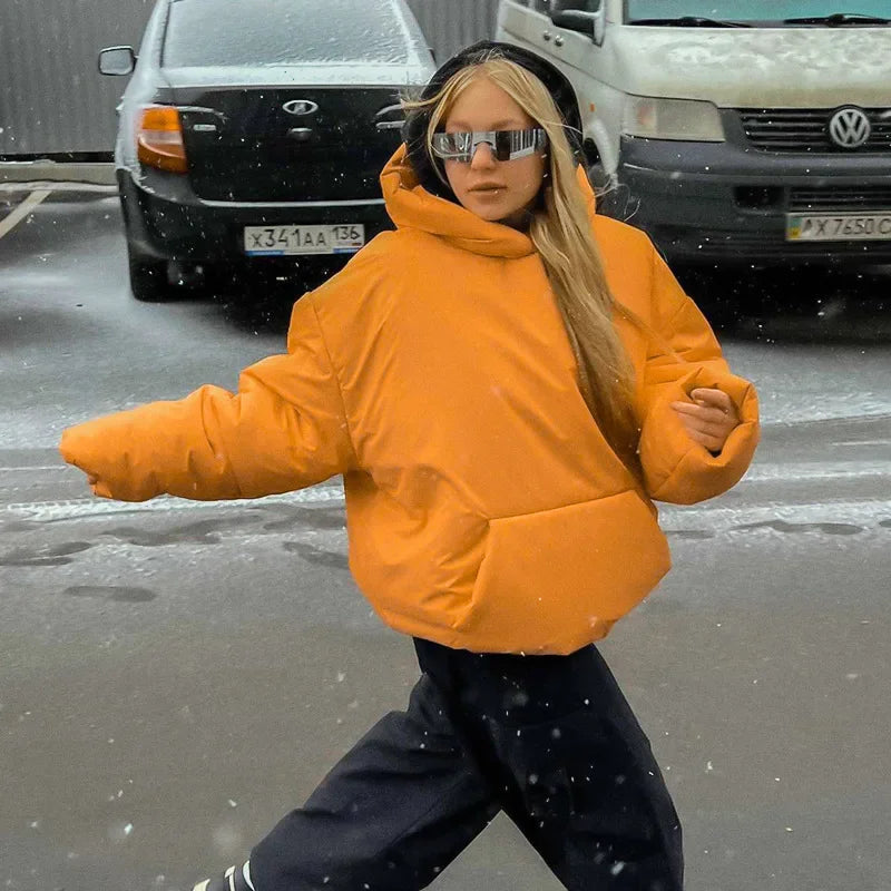 Anne | Veste d'hiver pour femme avec capuche et poches