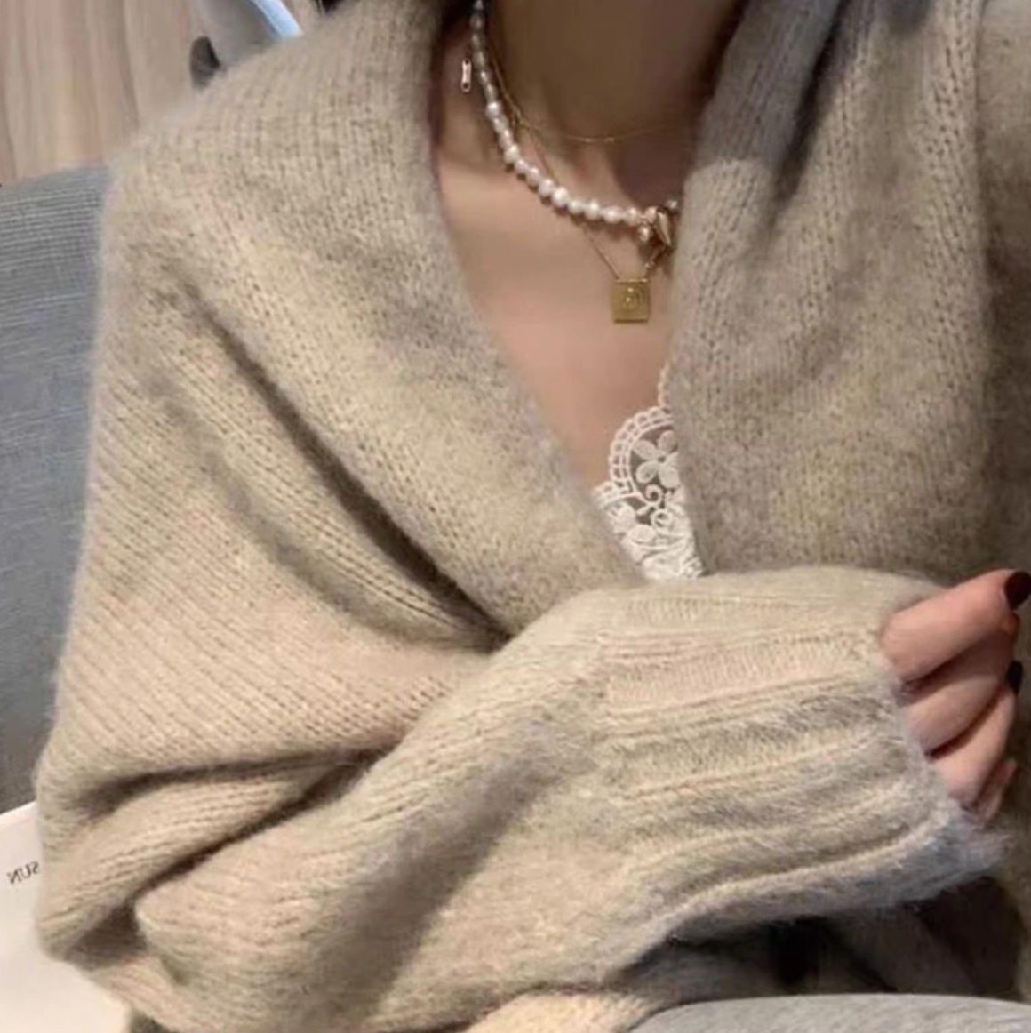 Frida - Strickjacke in Einheitsgröße