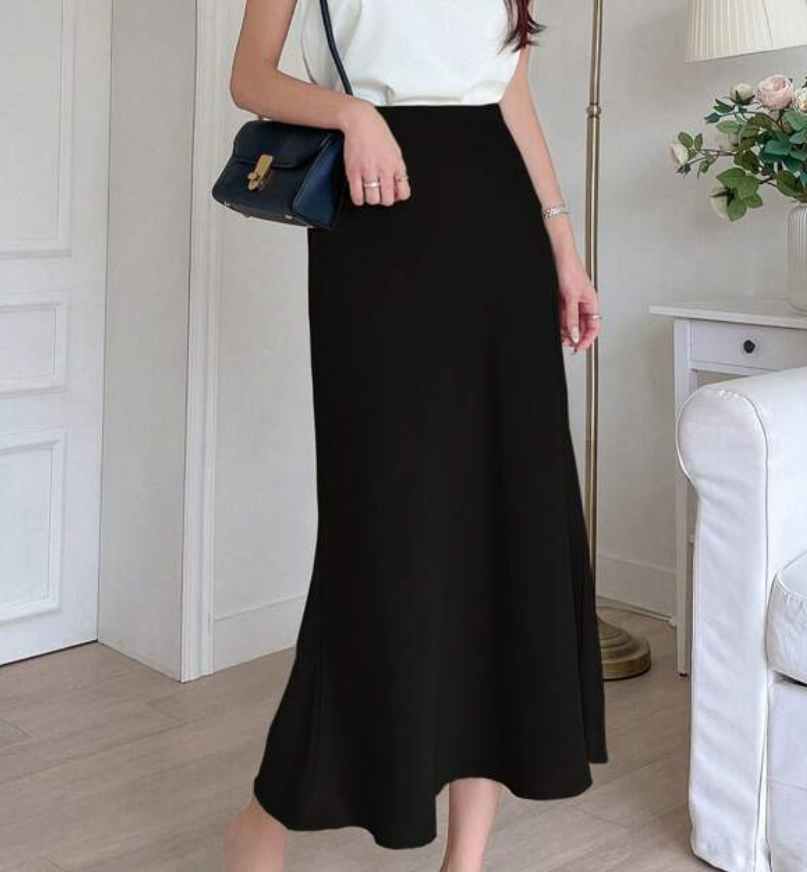 Allanna | jupe en satin taille haute