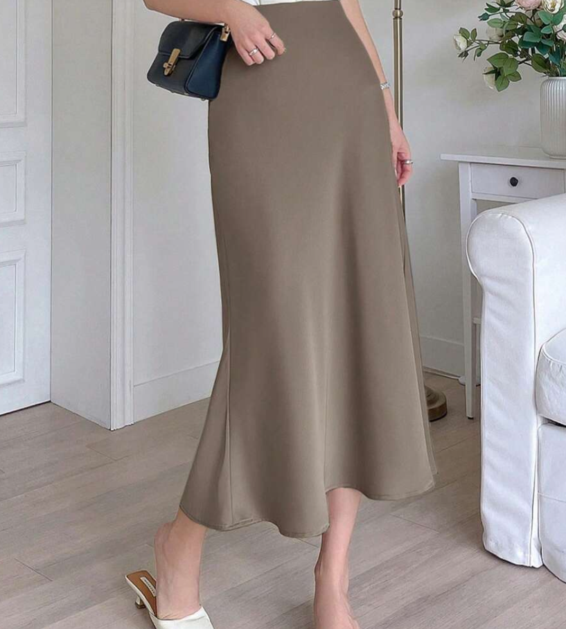 Allanna | jupe en satin taille haute