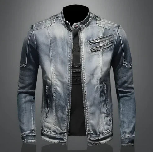 Dwayne - veste en jean zippée pour homme