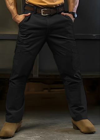 Emerson - Pantalon cargo ample