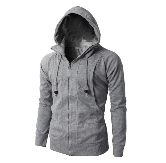 Lewa - Sweat à capuche zippé pour homme