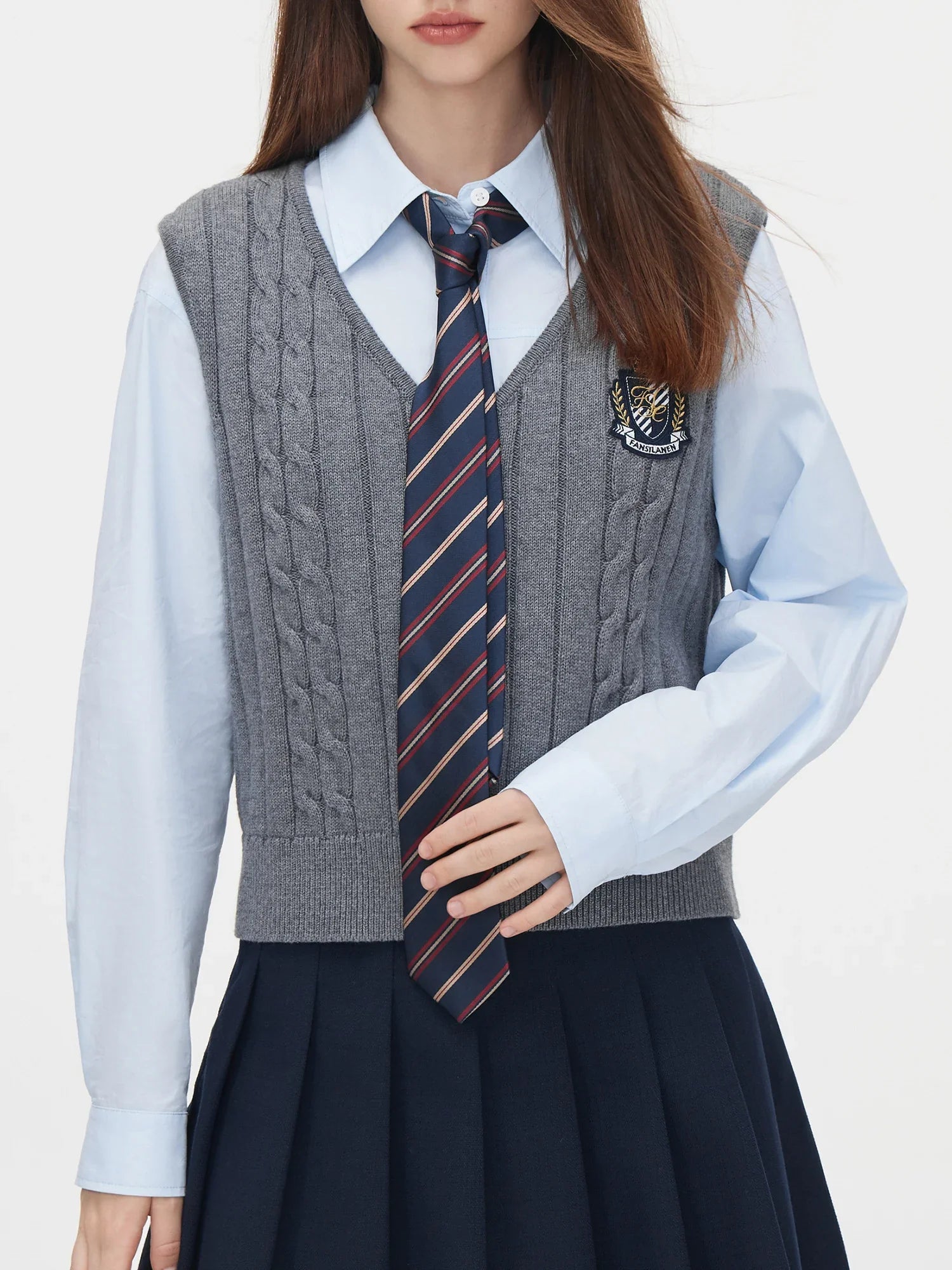 Yuki | Gilet tricoté sans manches pour femme