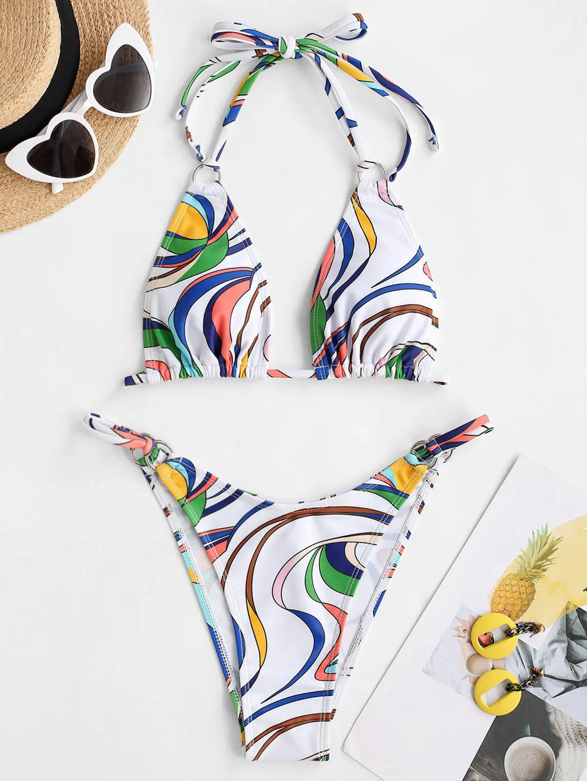 Bellachicha - Swirl Print - O Ring - Sommer