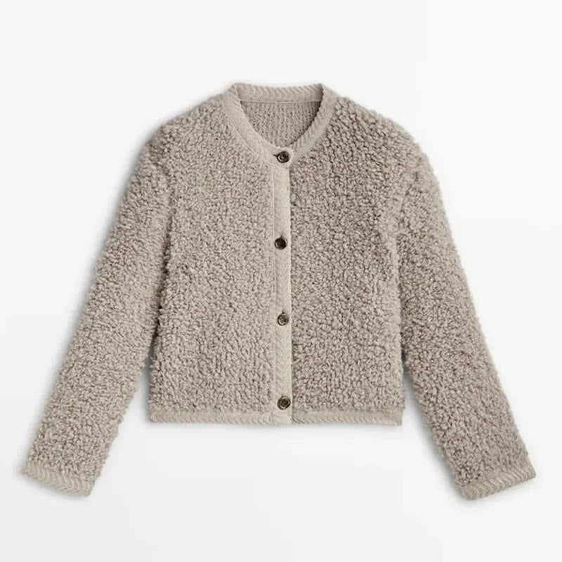 Yuhara | Cardigan en peluche