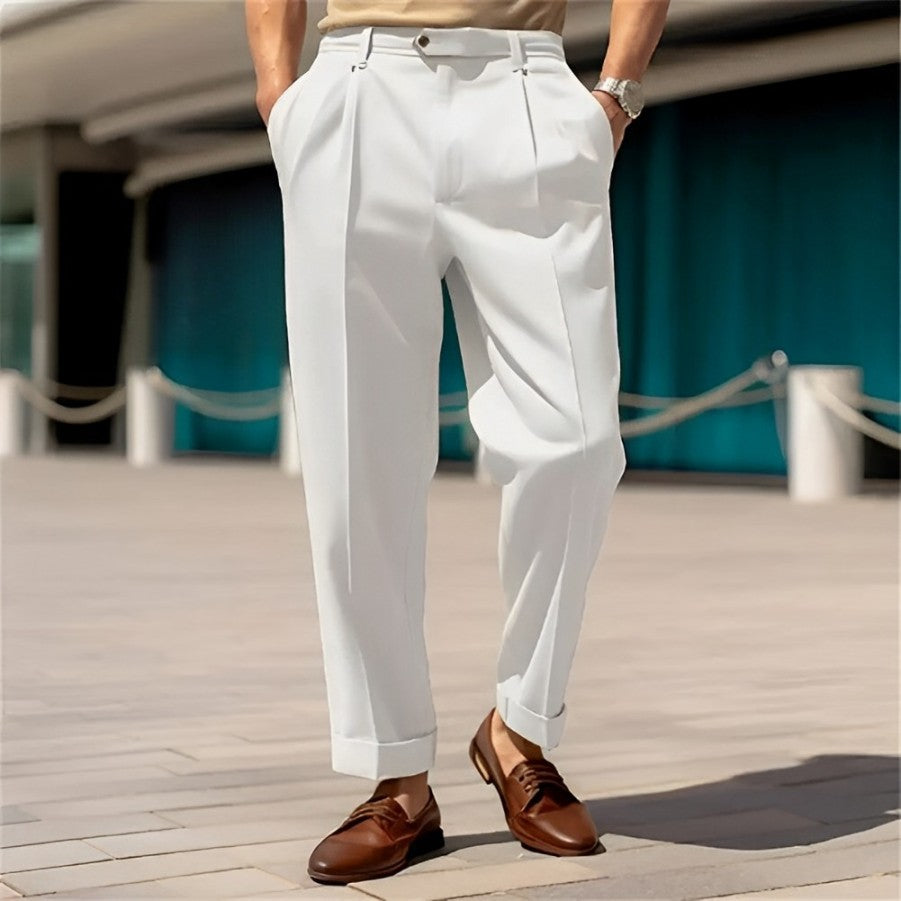 Alger - pantalon de costume droit et large