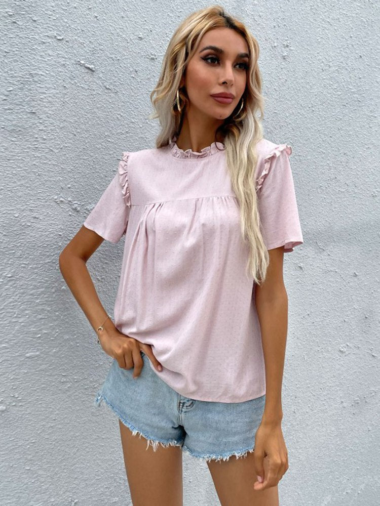 Bellachicha - Lässiges Bluse mit Rüsche