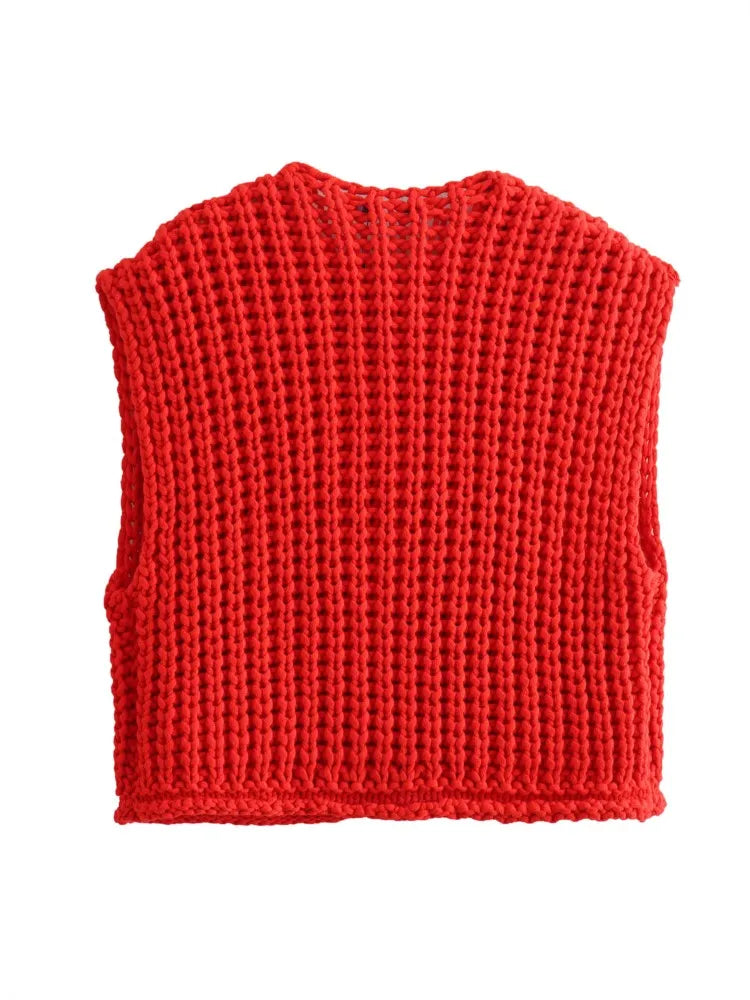 Waltraud | Gilet épais irisé