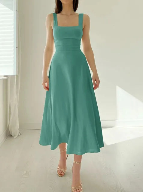 Langes Damenkleid