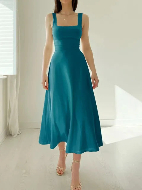 Langes Damenkleid