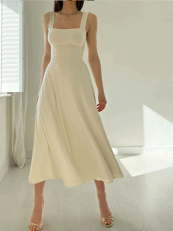Langes Damenkleid