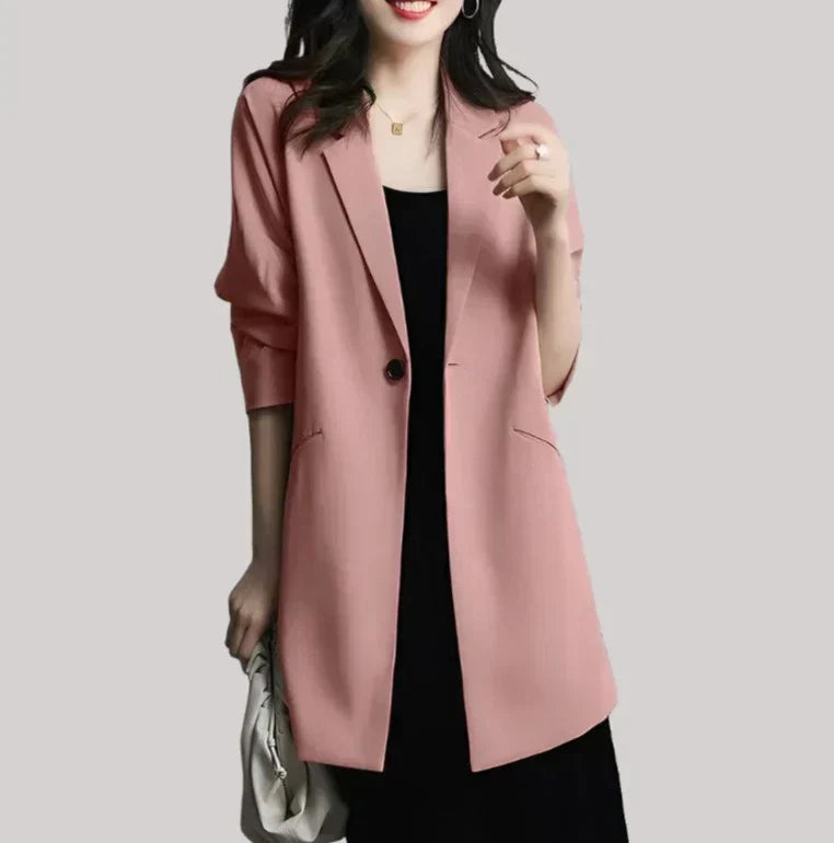 Blazer vintage à manches longues