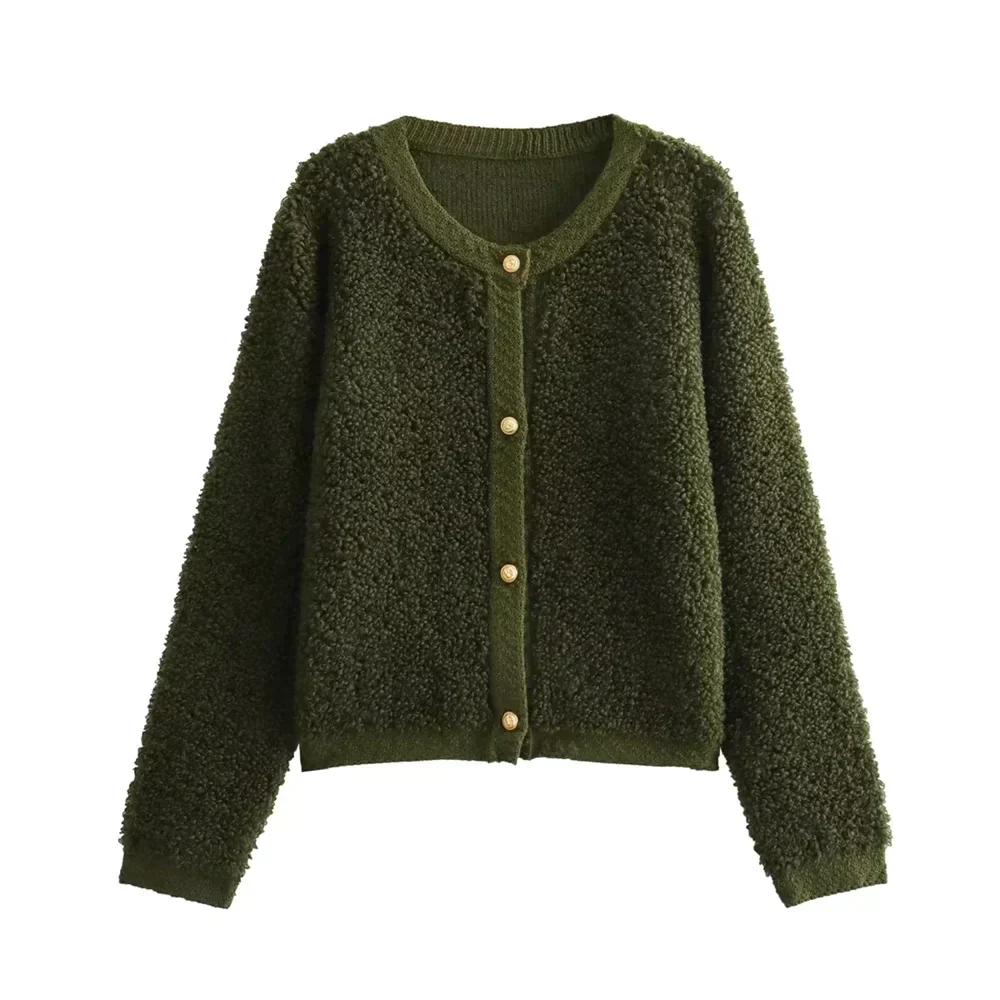 Yuhara | Cardigan en peluche