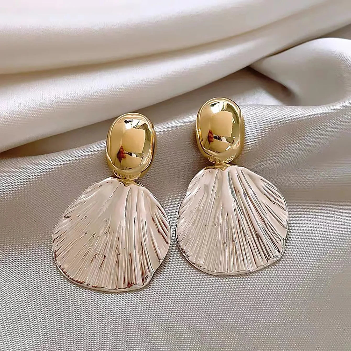 Micara - Duo Clamshell - Boucles d'oreilles