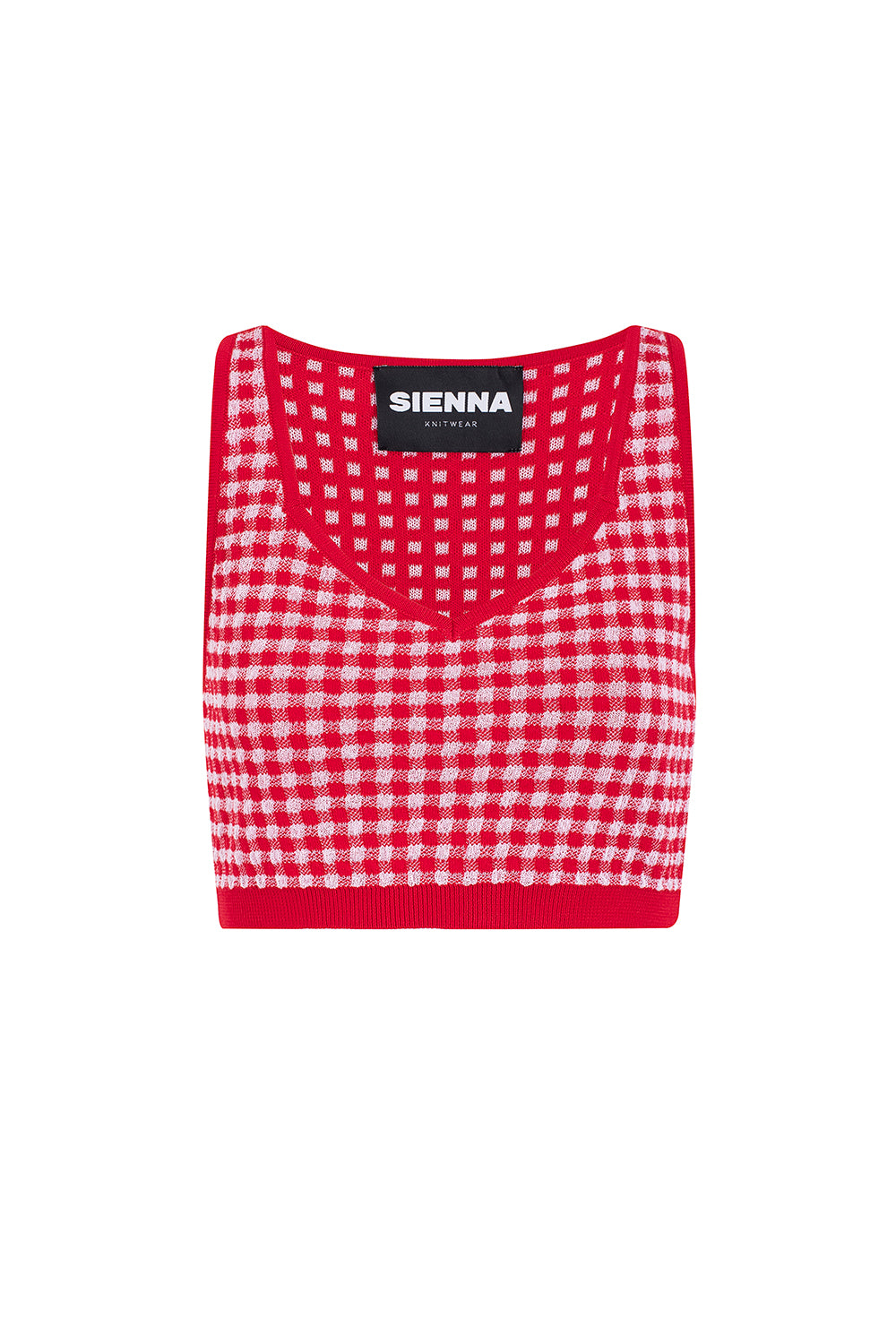 Bellachicha Crop-Top - RED VICHY