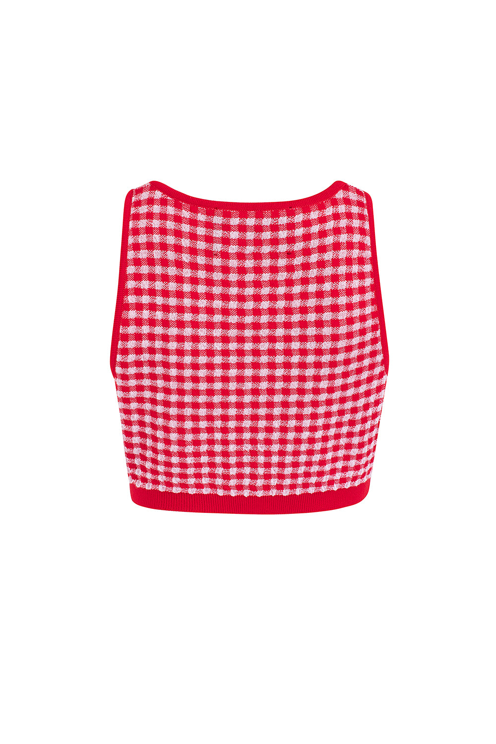 Bellachicha Crop-Top - RED VICHY