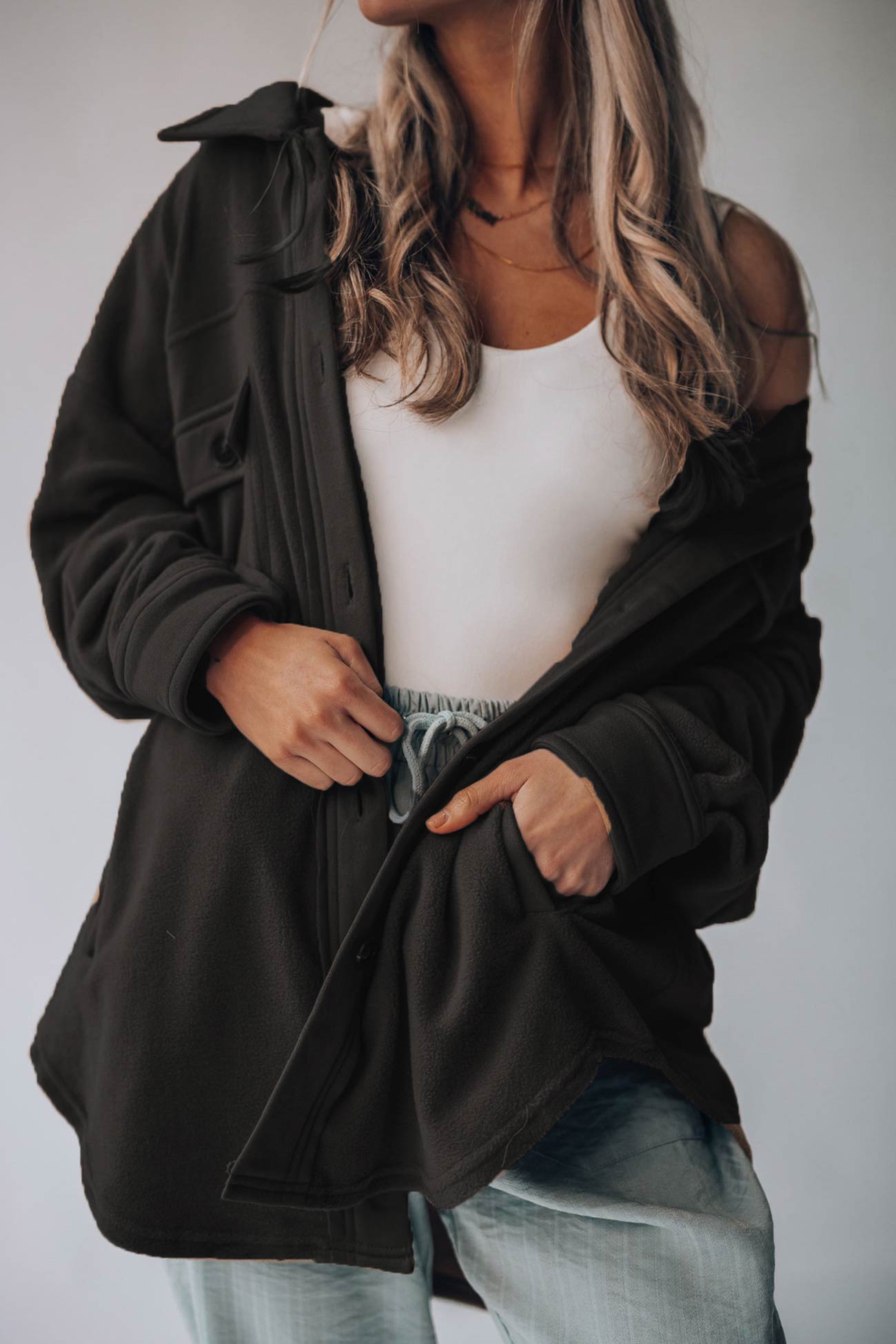 Wihara | Veste à simple boutonnage avec poches